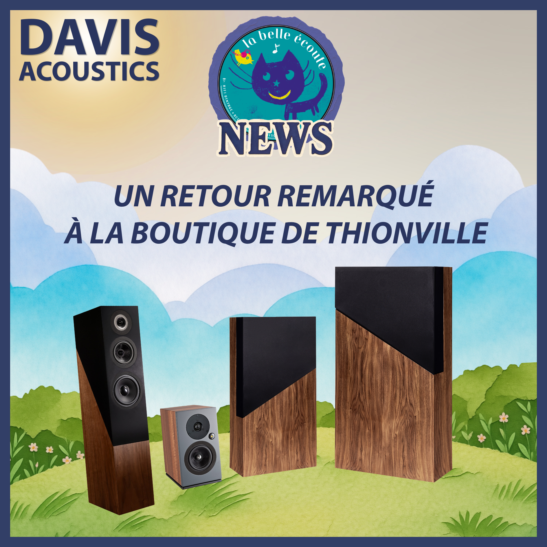 Davis Acoustics : un retour remarqué à la boutique de Thionville