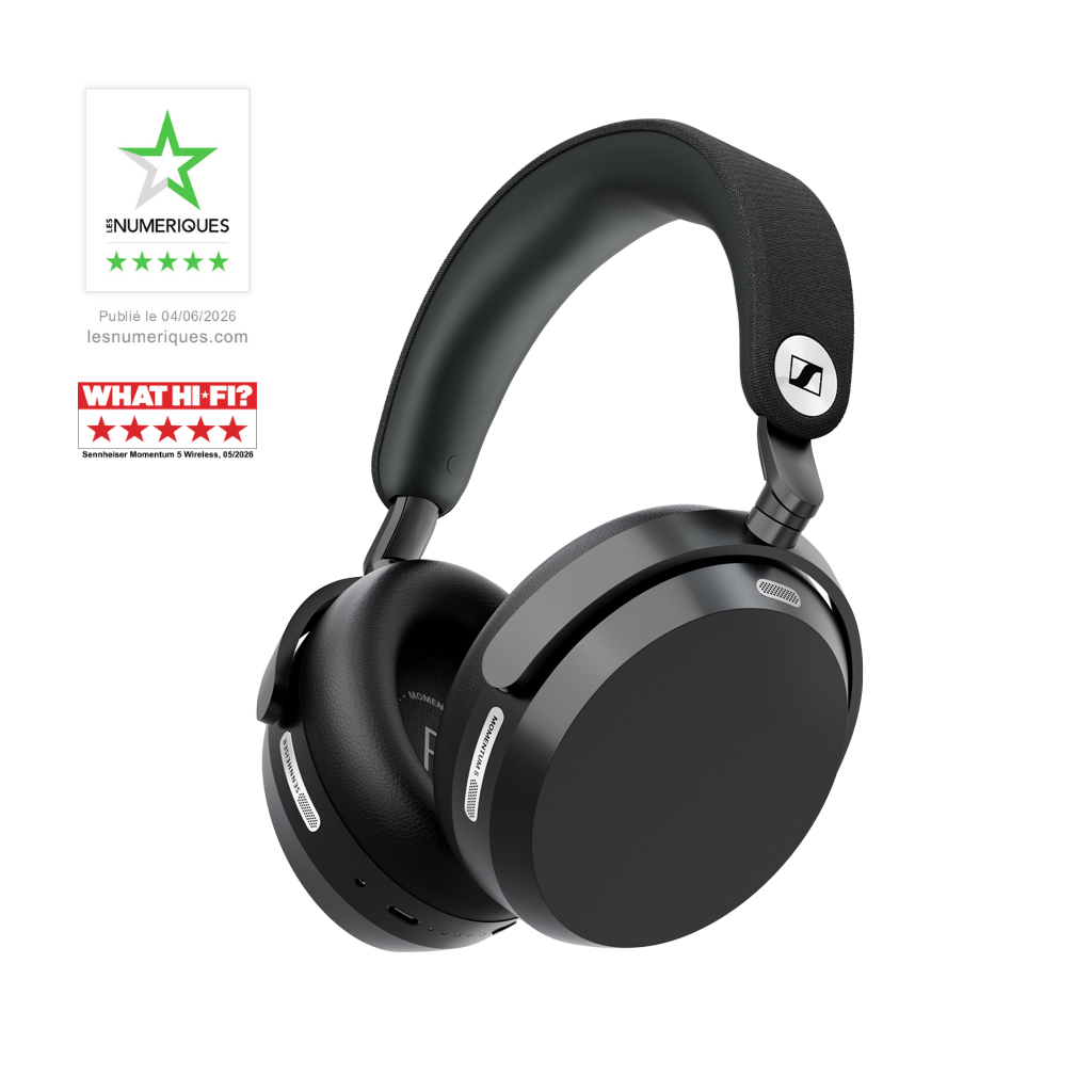 Sennheiser - Momentum 5 Wireless Noir / Blanc