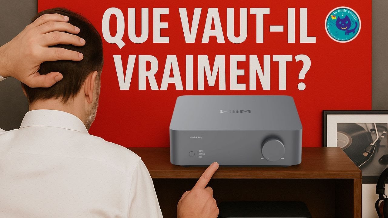 WiiM Vibelink Amp : un petit ampli intégré très puissant… et un peu frustrant