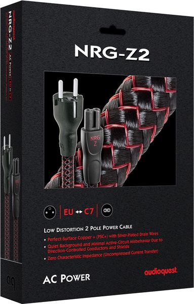Audioquest NRG-Z2 (1 m) : Vue Packaging