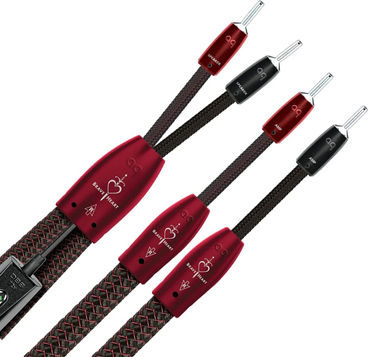 AudioQuest - Brave Heart - Longueur 2x2m